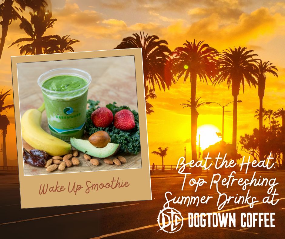 wake-up-smoothie-with-santa-monica-as-background-blog-title-eat-the-Heat-Top-Refreshing-Summer-Drinks-at-Dogtown-Coffee